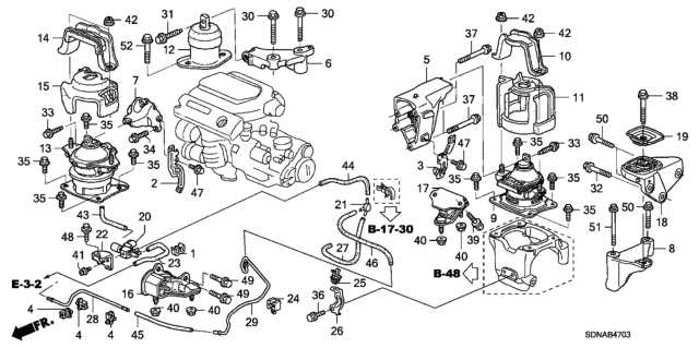 honda accord engine parts diagram