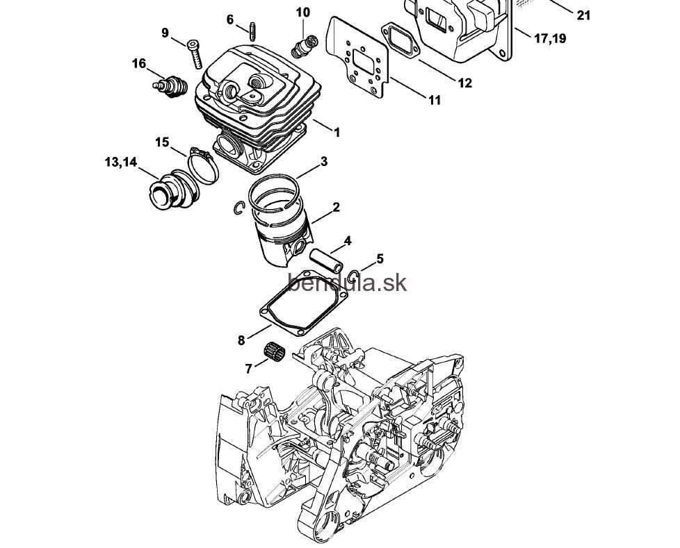 ms 460 parts diagram