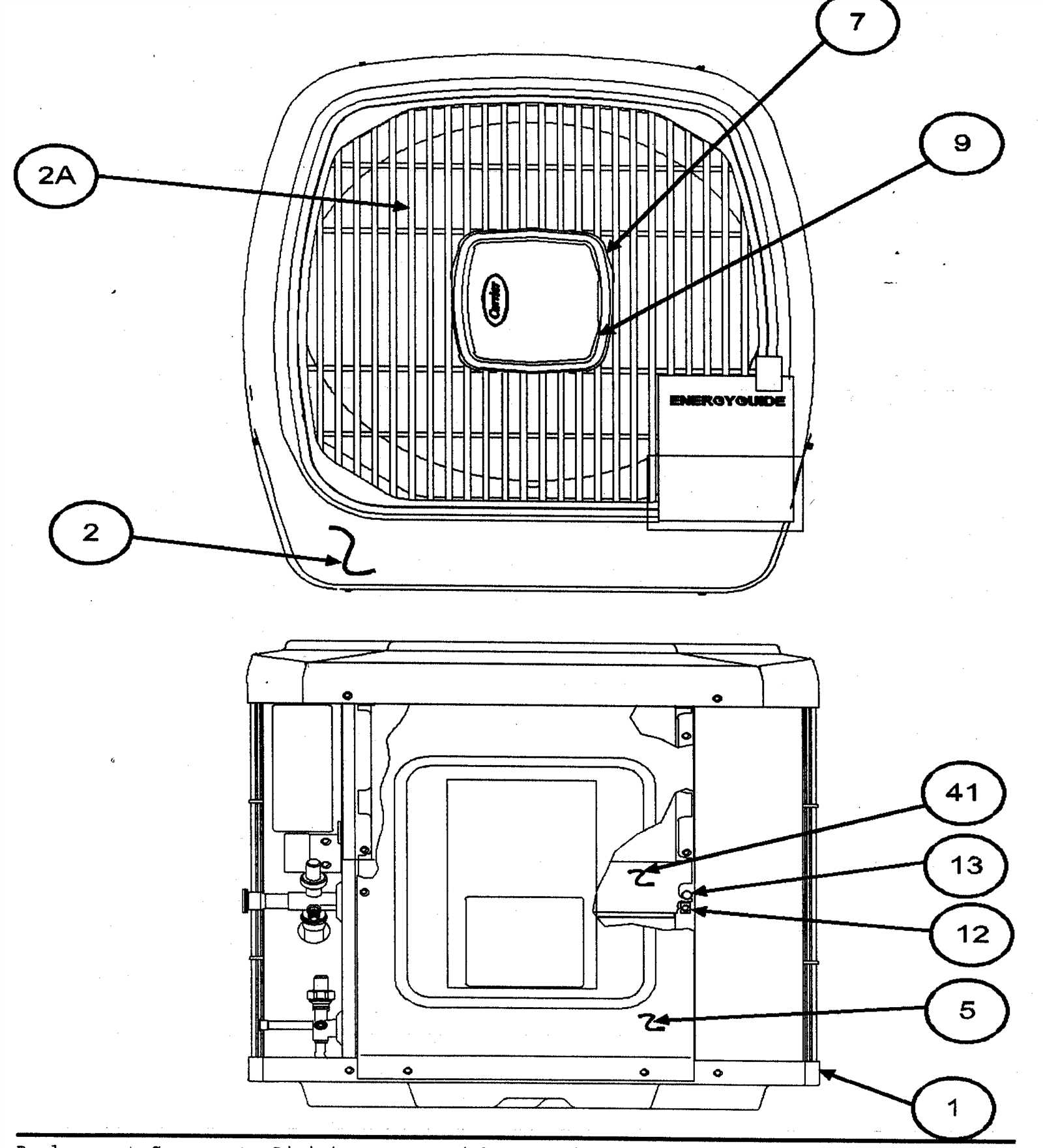 carrier ac parts diagram