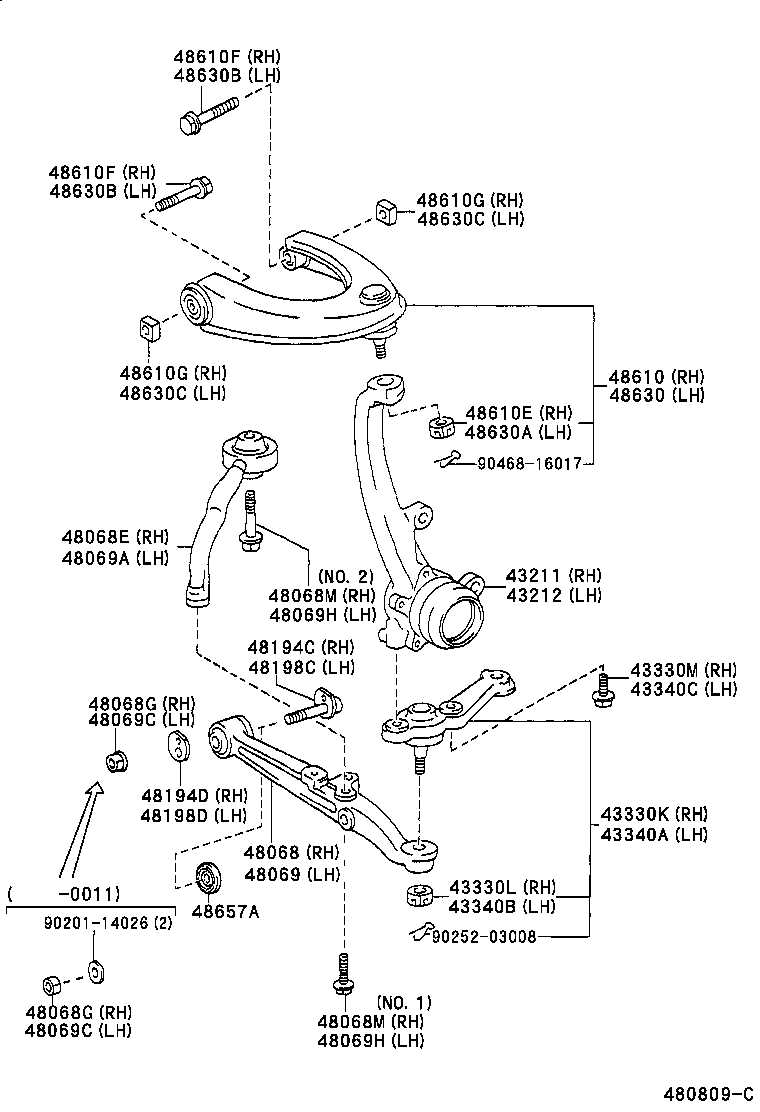 lexus is300 parts diagram