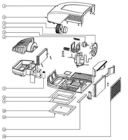 furrion refrigerator parts diagram