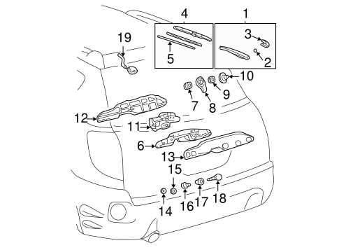 2004 toyota matrix parts diagram