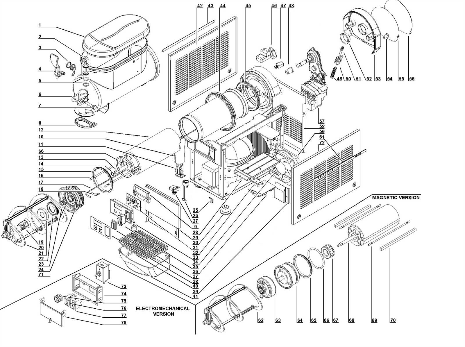 induction motor parts diagram