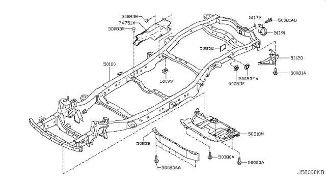 infiniti qx80 parts diagram