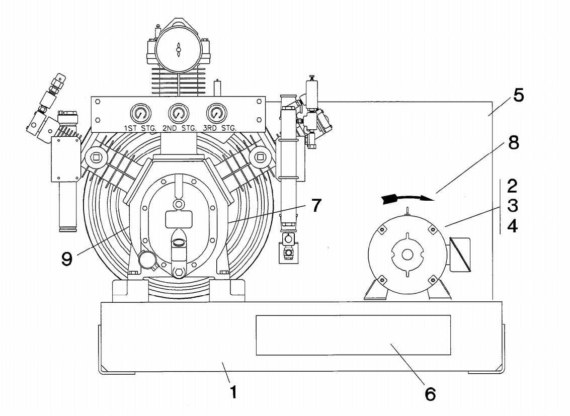 ingersoll rand air compressor parts diagram