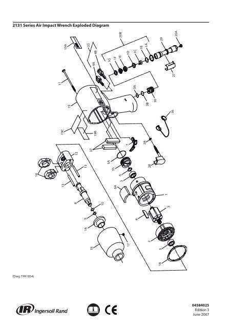ingersoll rand impact parts diagram