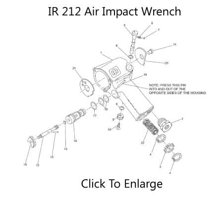 ingersoll rand impact wrench parts diagram