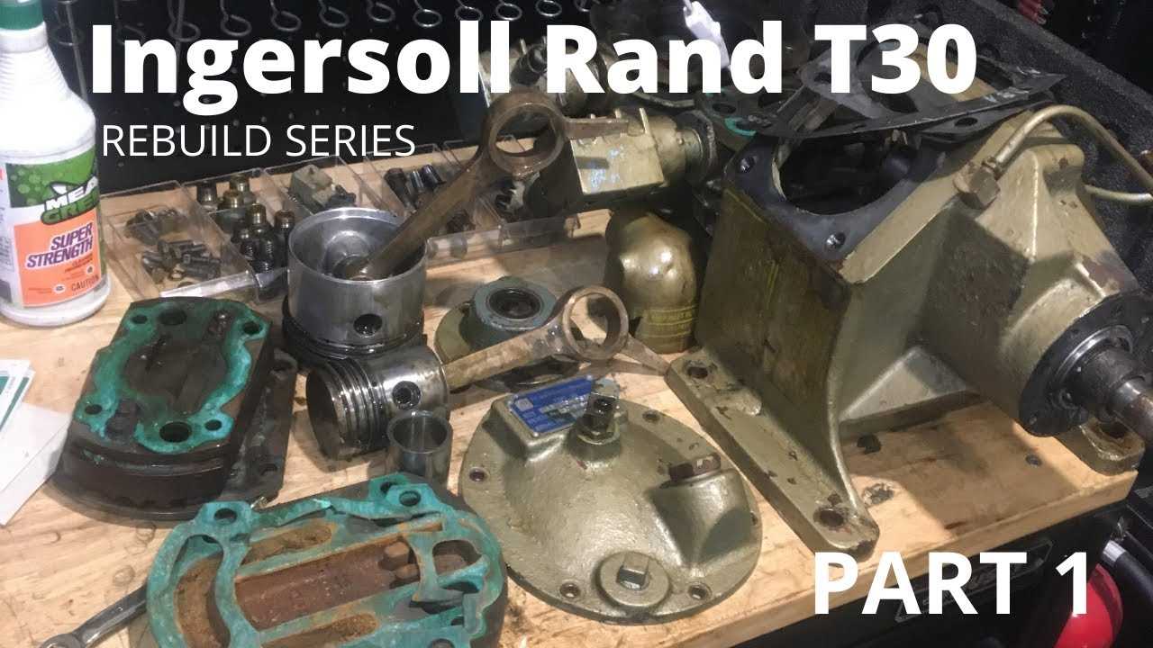 ingersoll rand t30 air compressor parts diagram