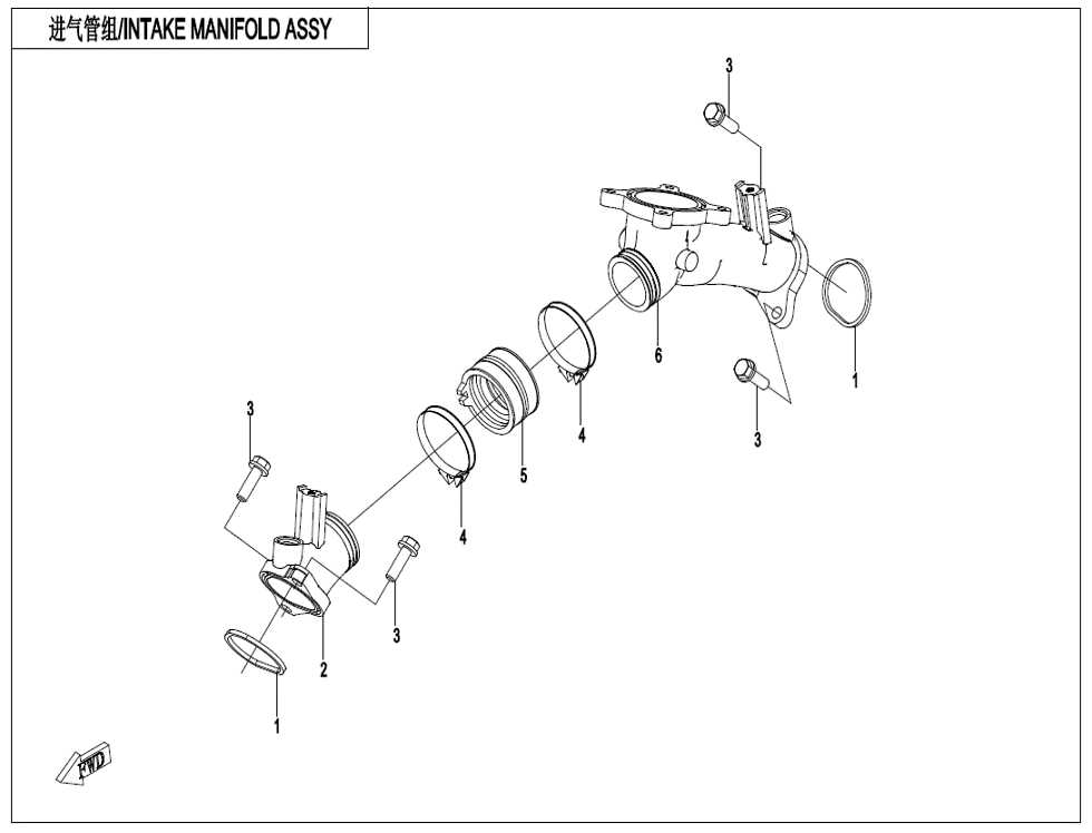 intake manifold parts diagram