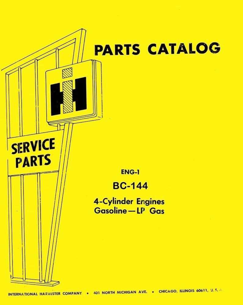 international b414 parts diagram