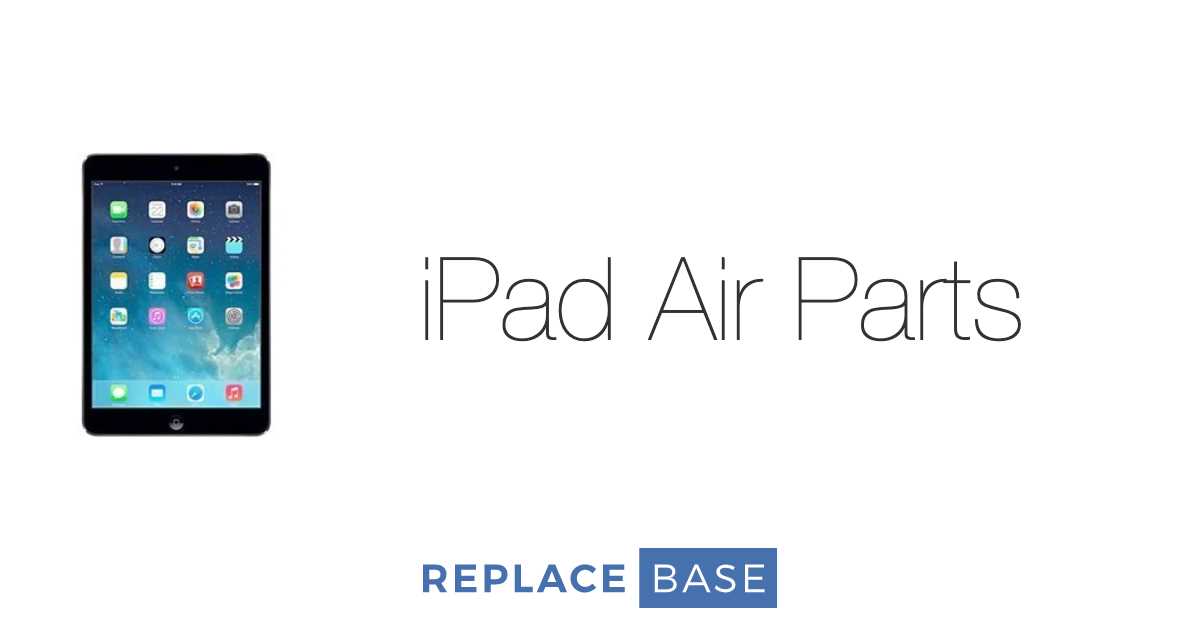 ipad air 2 parts diagram