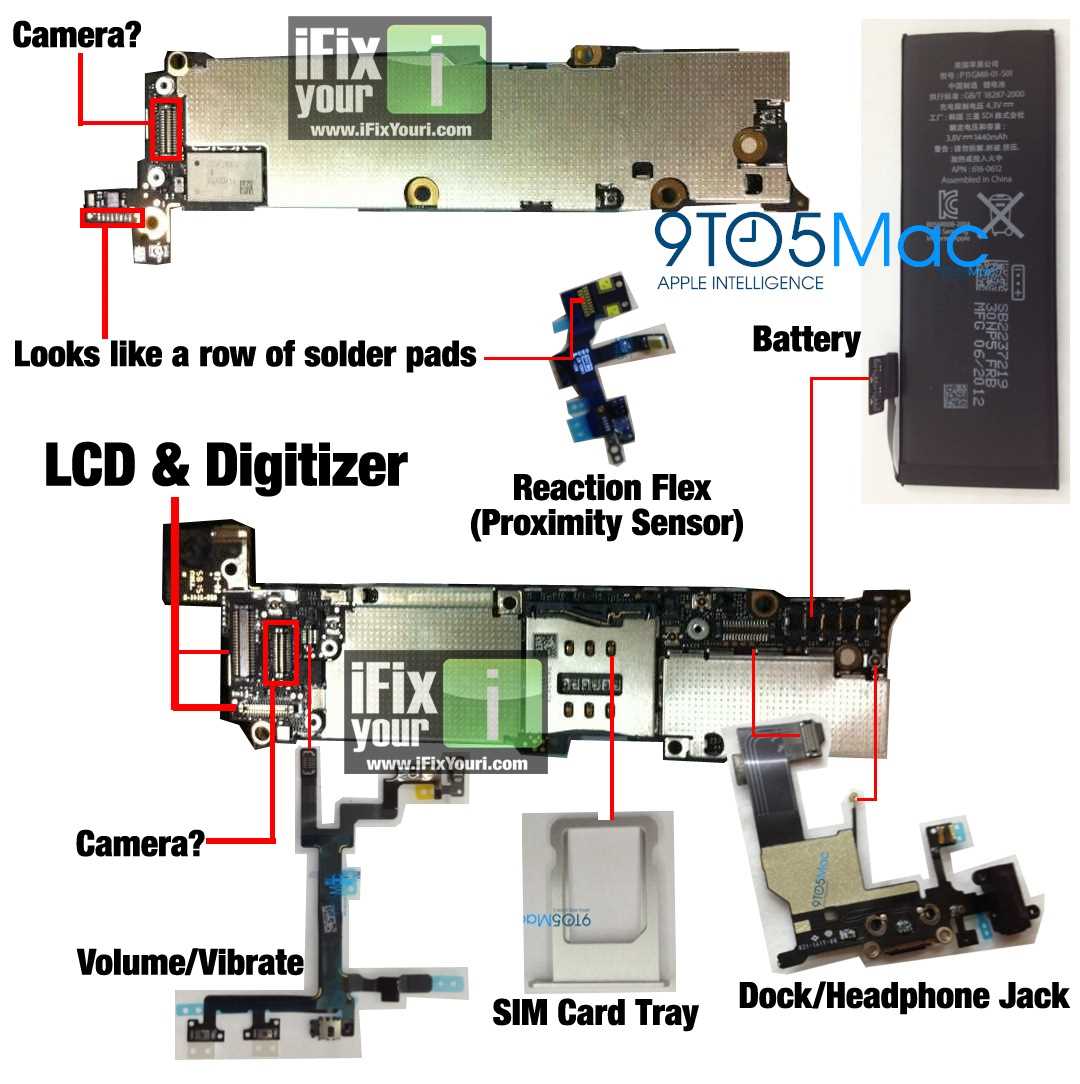 iphone 4s parts diagram