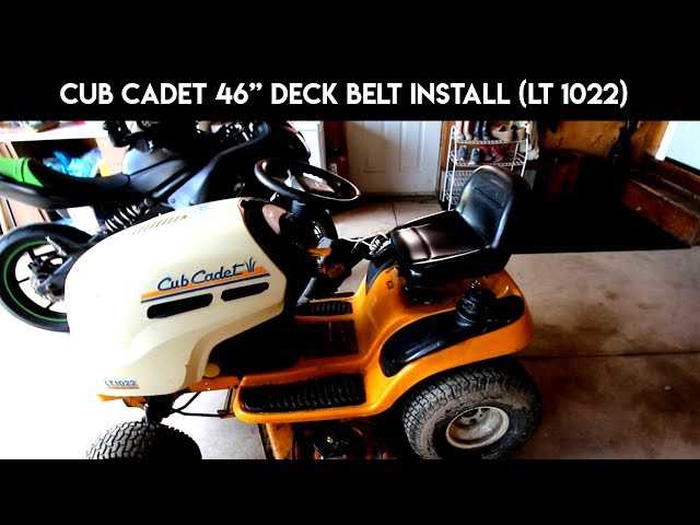 cub cadet 46 inch mower deck parts diagram