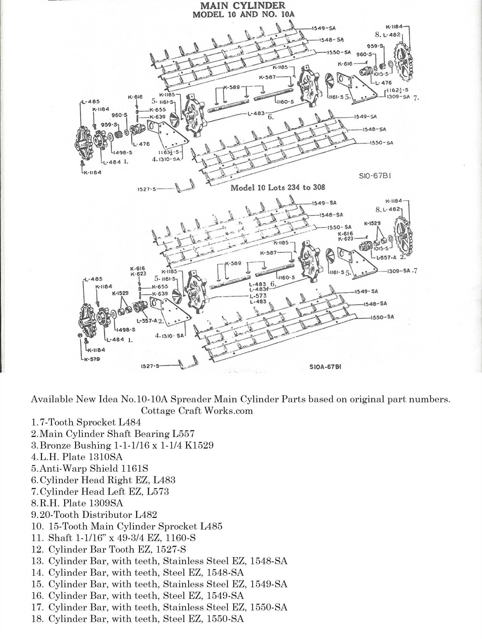 john deere model h manure spreader parts diagram