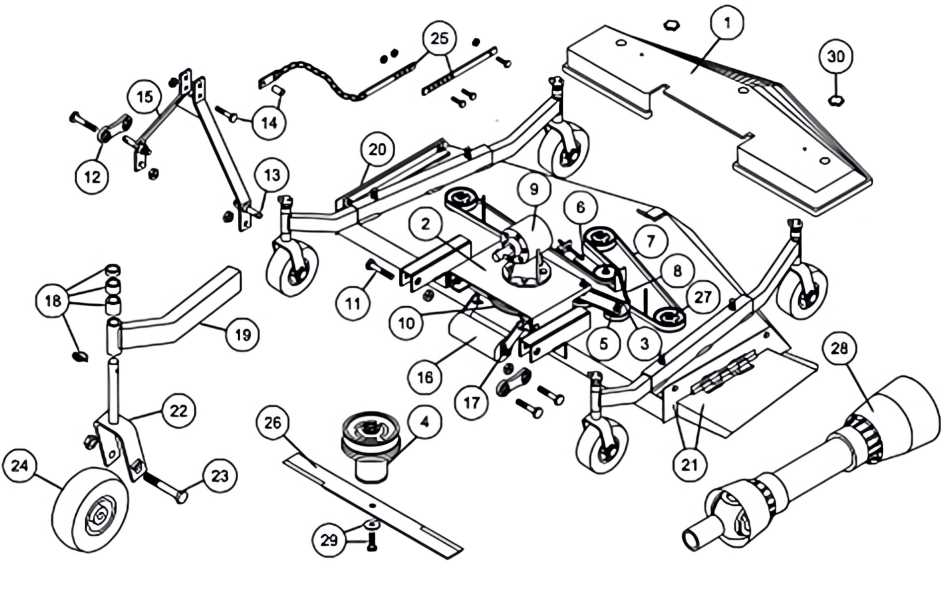 kubota three point hitch parts diagram