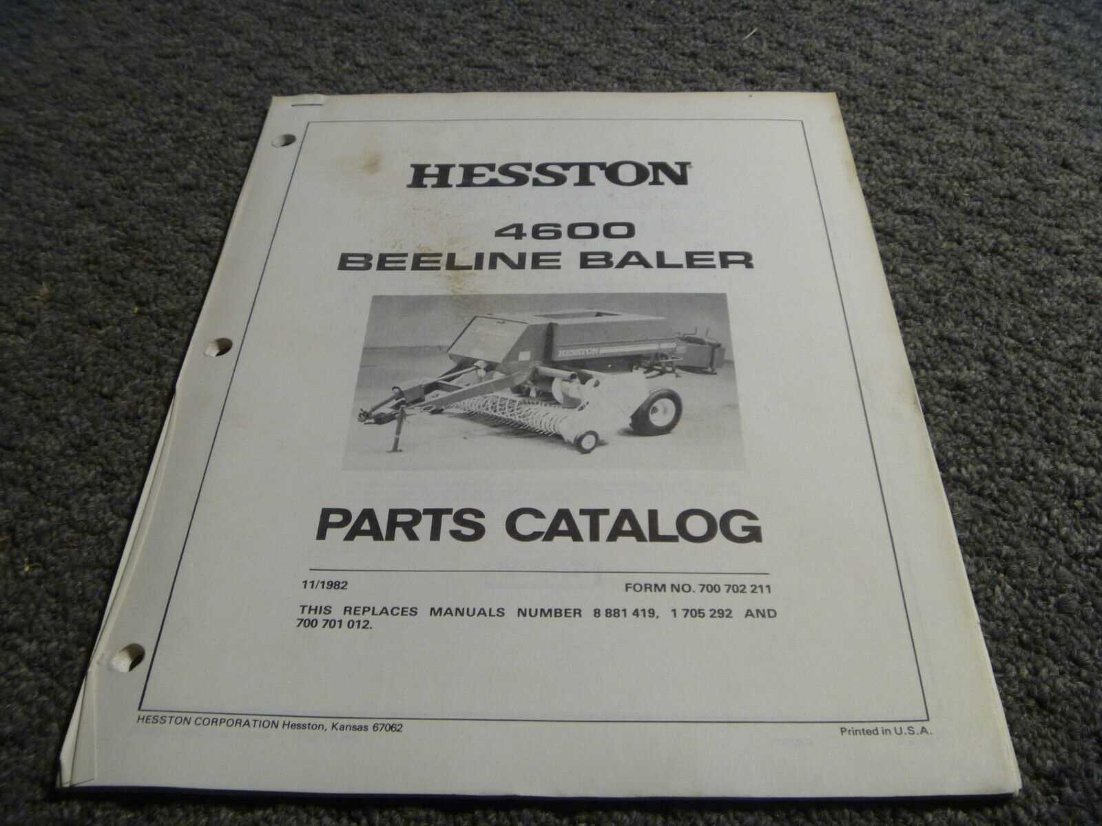 hesston 1090 parts diagram