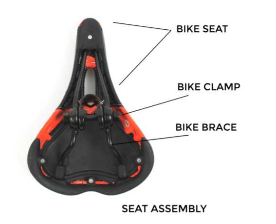 bicycle seat parts diagram