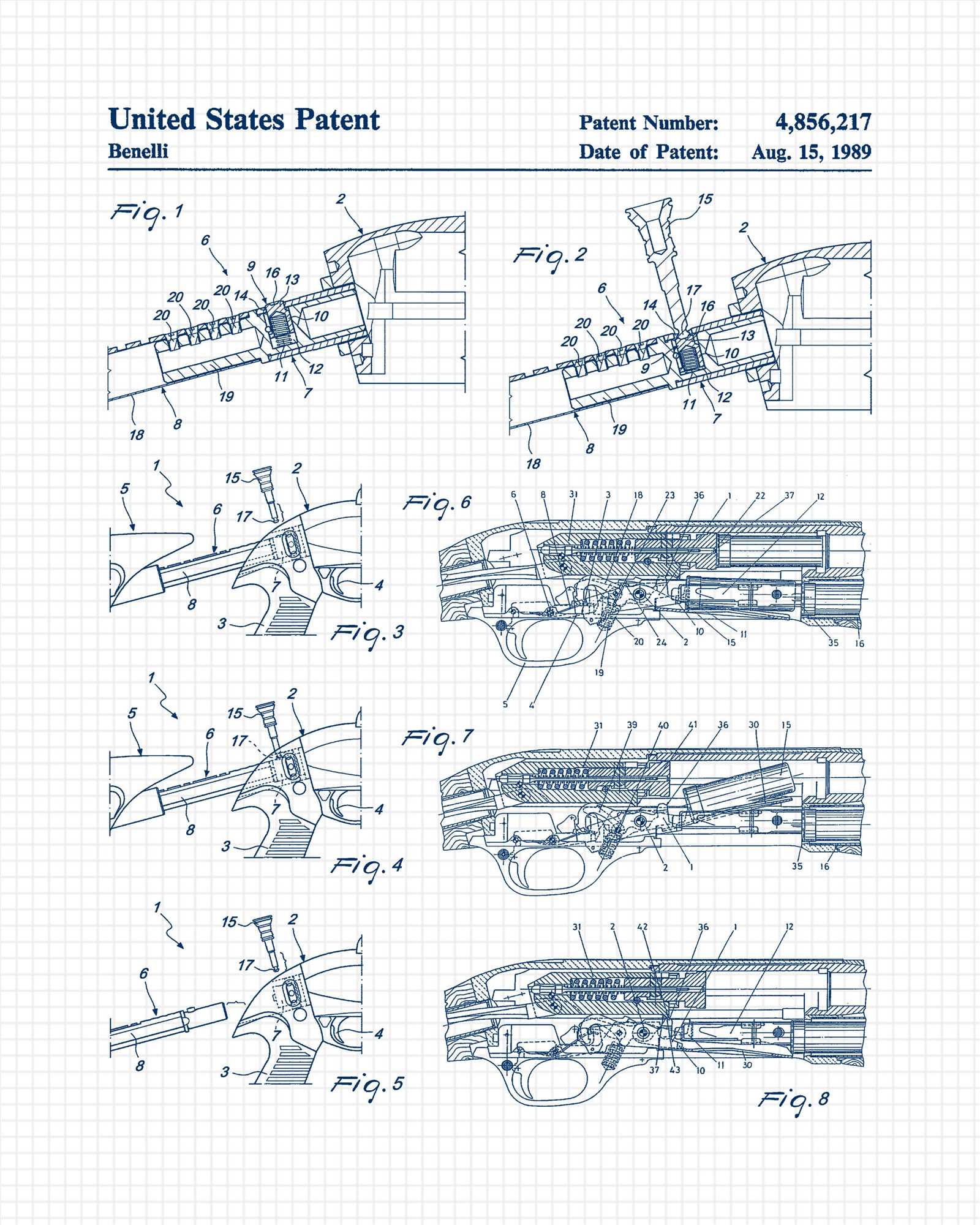 benelli m4 parts diagram