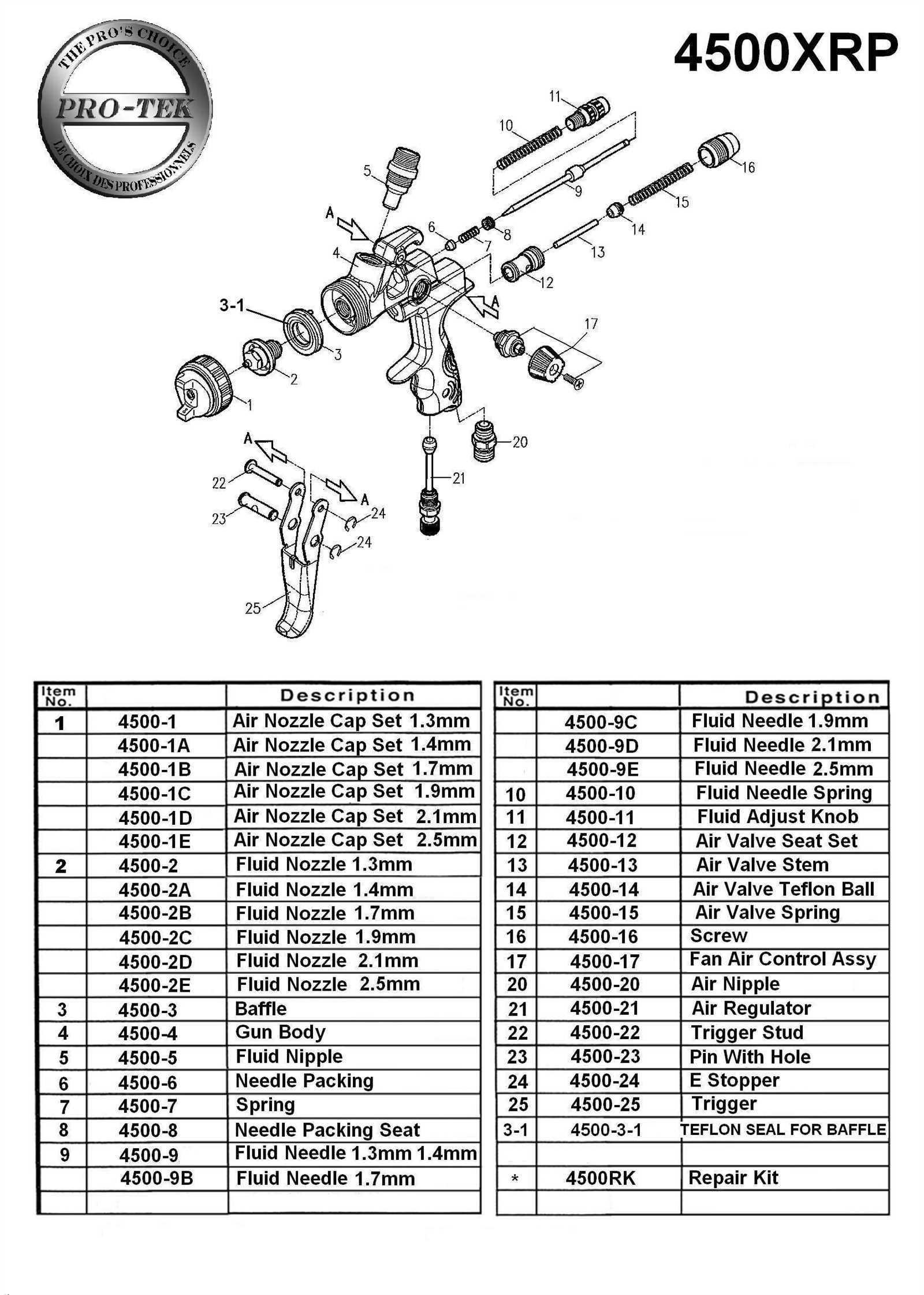 iwata lph400 parts diagram