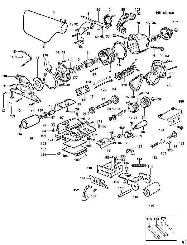 dewalt dw433 parts diagram