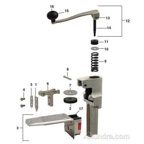 edlund can opener parts diagram