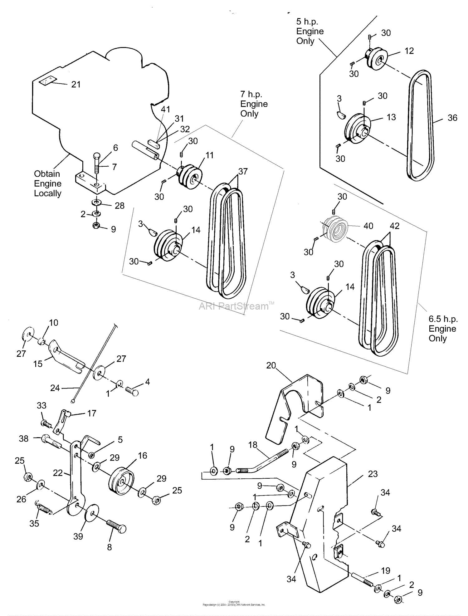 briggs and stratton 6.5 hp engine parts diagram