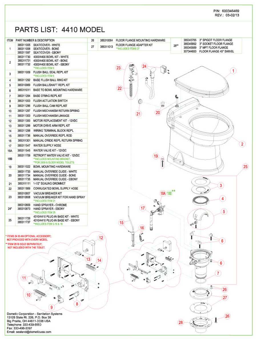 jabsco toilet parts diagram