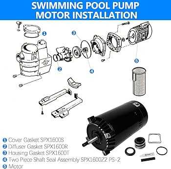 jacuzzi pool pump parts diagram