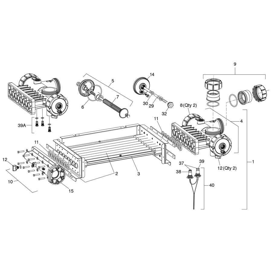 jandy lxi heater parts diagram