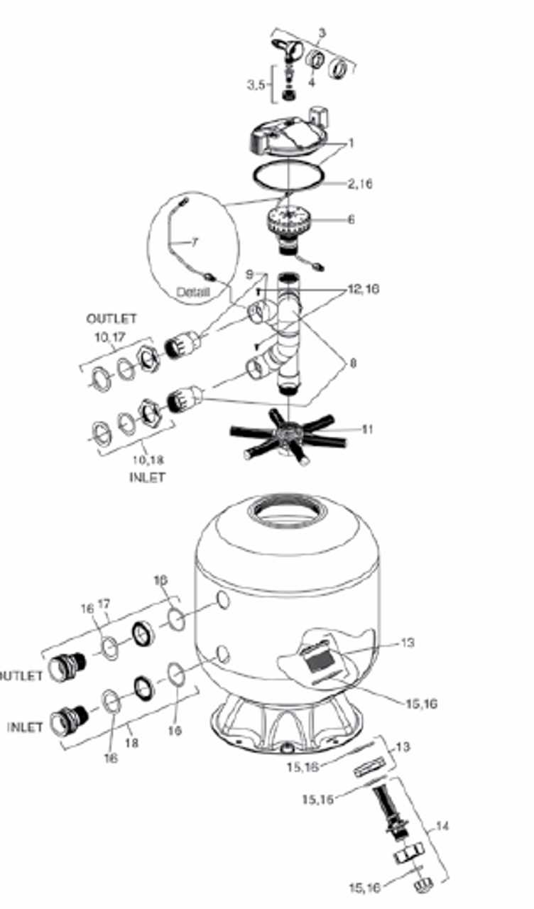 jandy pool pump parts diagram