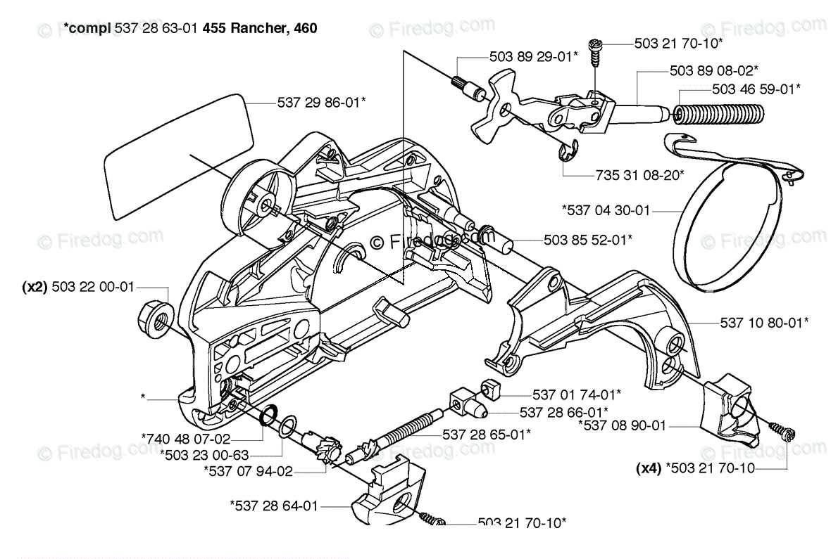 460 rancher parts diagram