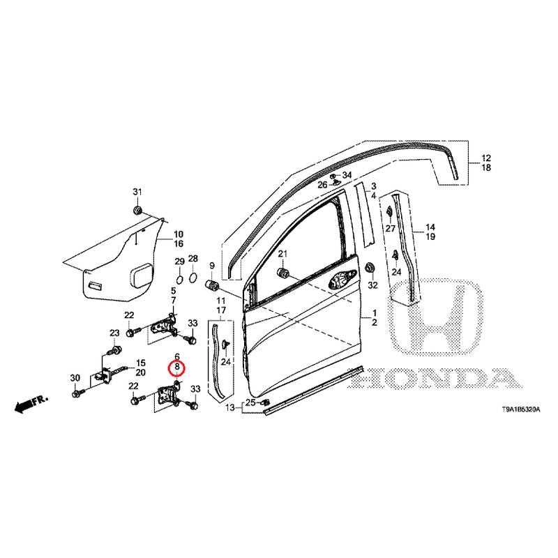 2017 honda crv body parts diagram