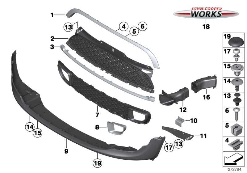 mini cooper s parts diagram