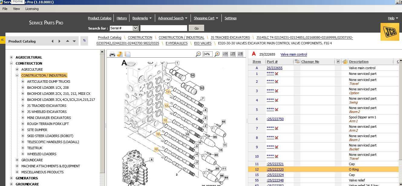 jcb skid steer parts diagram