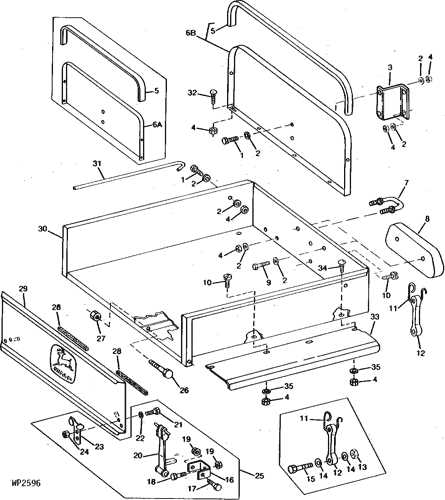 john deere amt 600 parts diagram