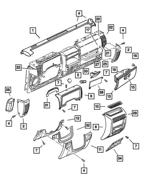 jeep oem parts diagram