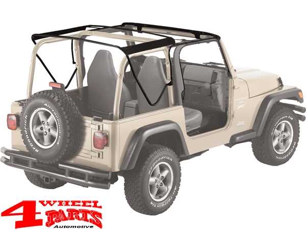 jeep tj soft top parts diagram