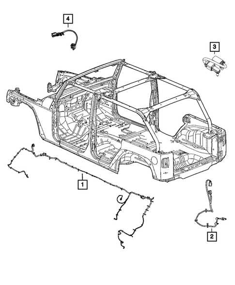 jeep wrangler body parts diagram