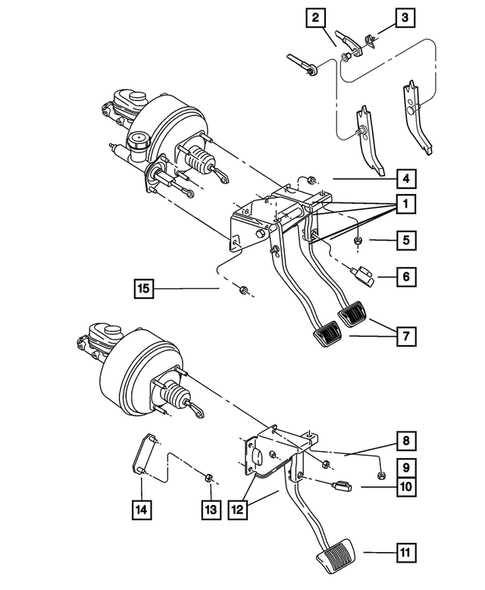 jeep wrangler brake parts diagram