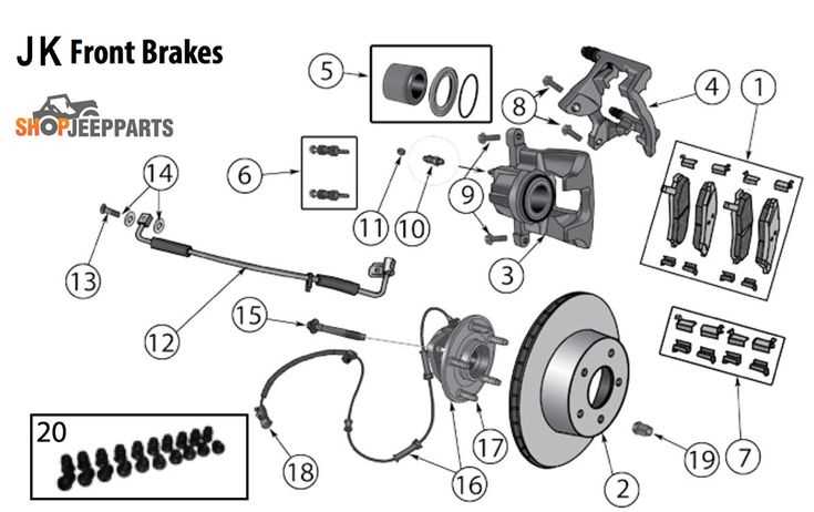 jeep wrangler jk parts diagram