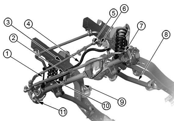 jeep yj steering parts diagram