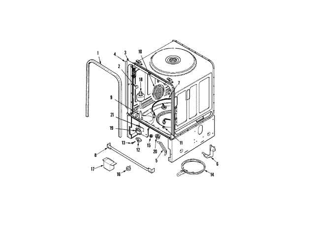 jenn air dishwasher parts diagram