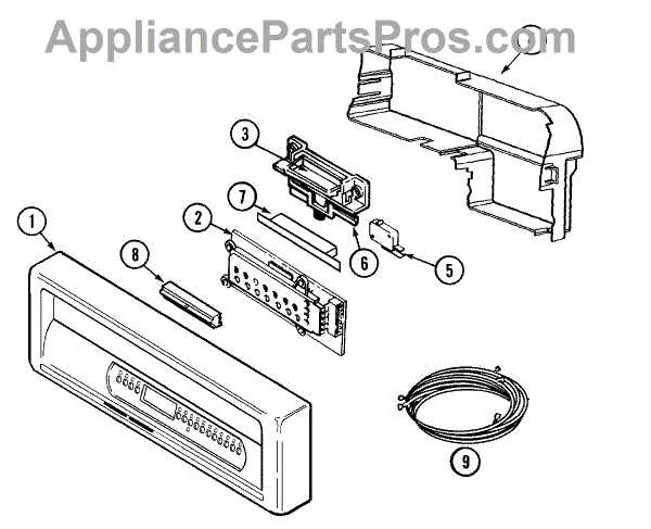 jenn air jdb 5 parts diagram