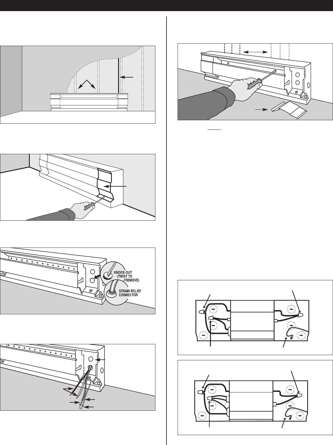 baseboard heater parts diagram