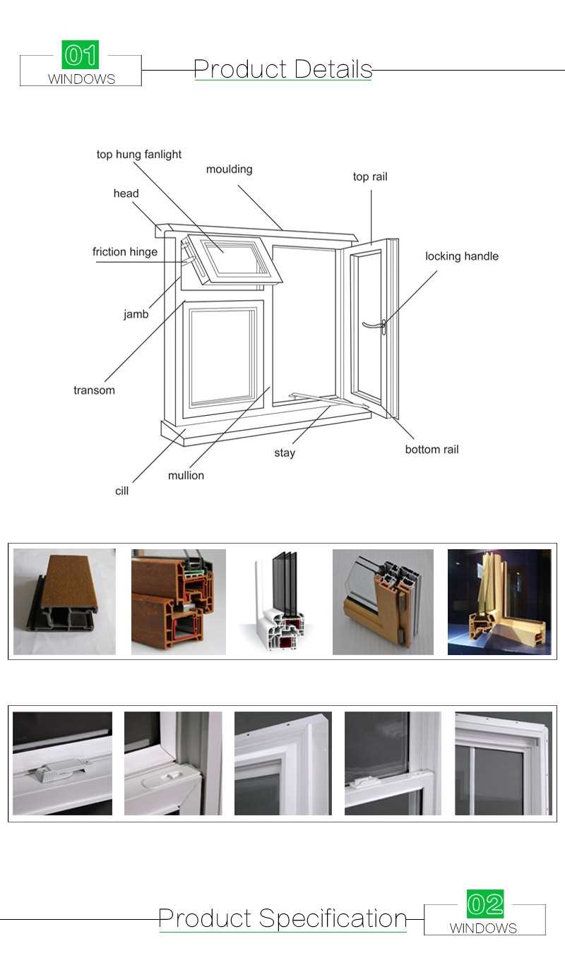 horizontal sliding window parts diagram