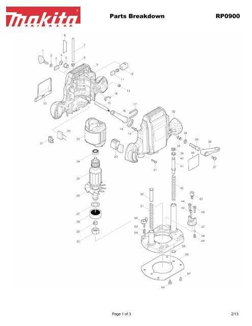 makita 5007mg parts diagram