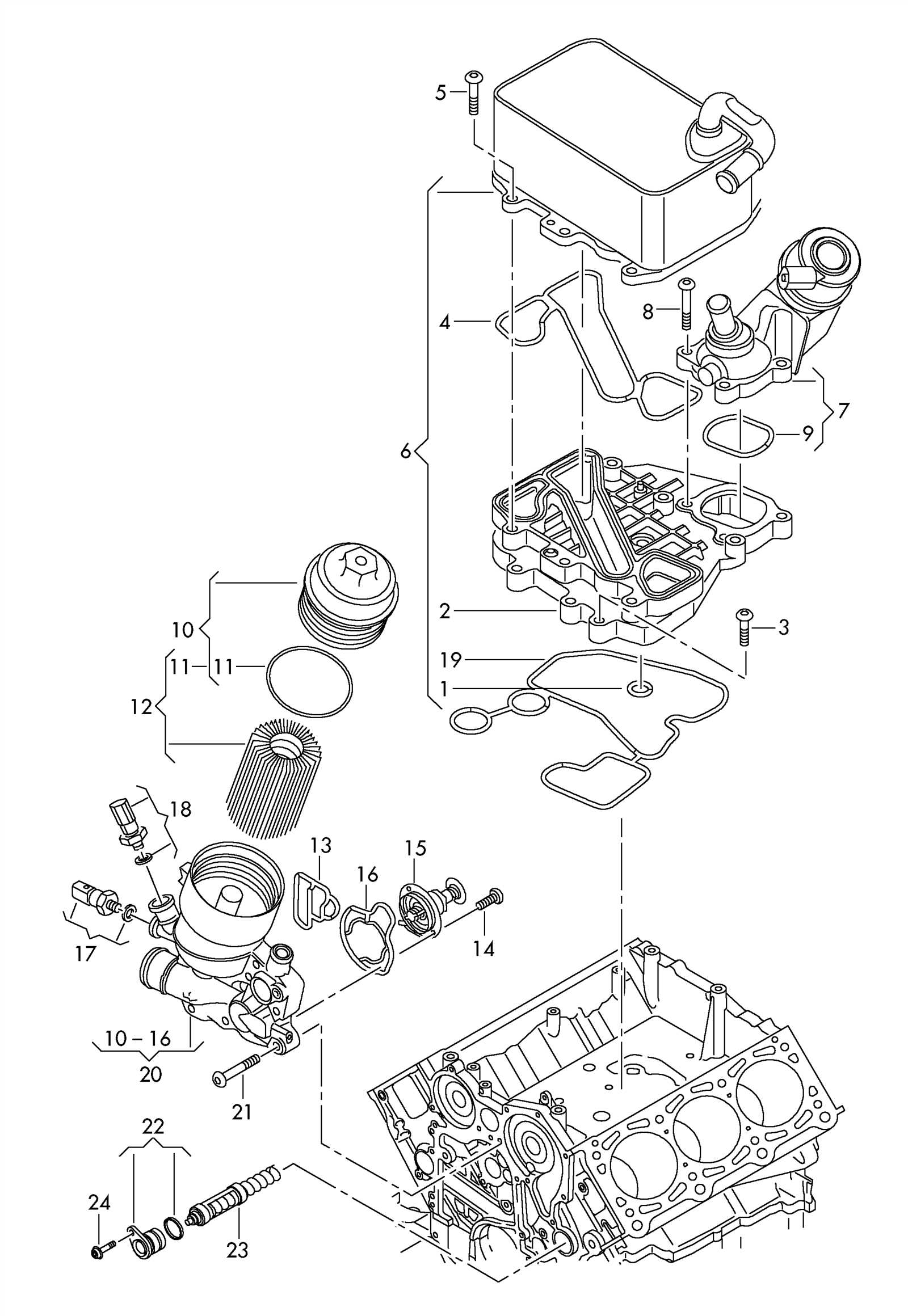 audi q7 engine parts diagram