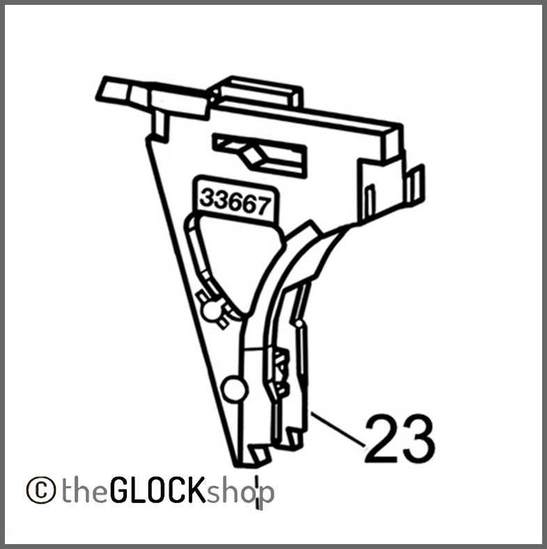 glock trigger parts diagram