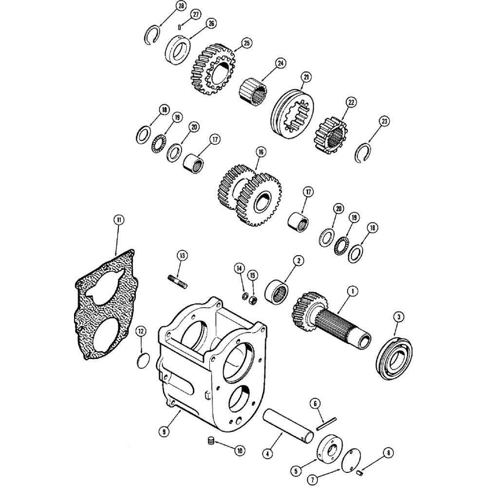 case 530 backhoe parts diagram