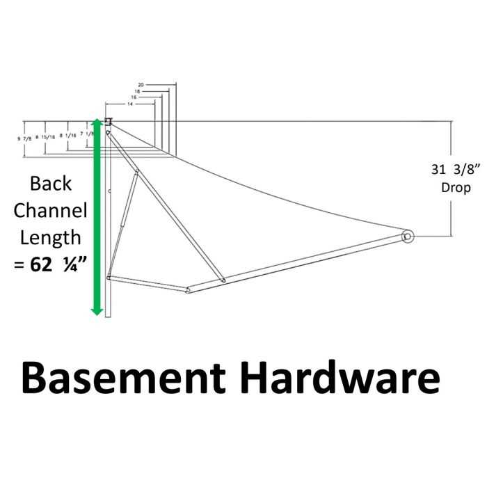 electric dometic 9100 power awning parts diagram